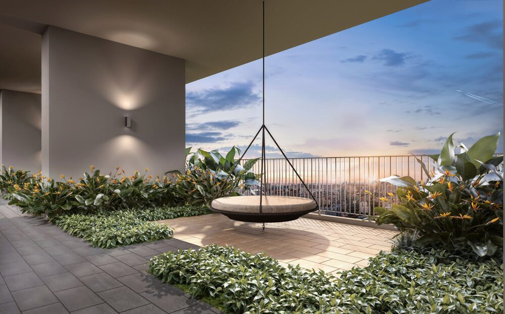 M Aspira hanging viewing deck — artist's impression